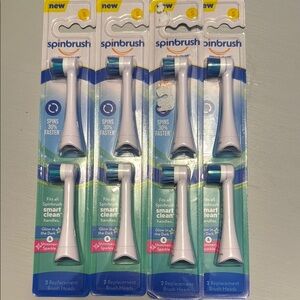 Replacement Brush Heads - White and Blue